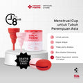 FILMORE Girlfriend Menstrual Cup Mini | Untuk Pemula dan Perempuan Asia | OBGYN-Approved | Collapsible